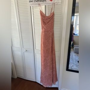 WAYF The Wesley Cowl Neck Gown - M